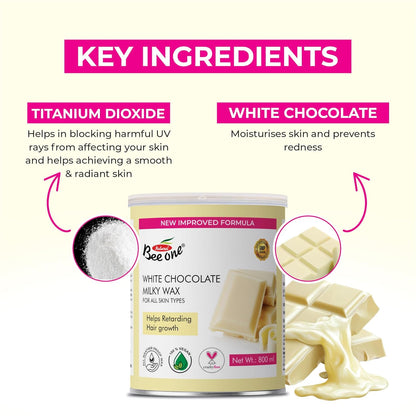 WHITE CHOCOLATE MILKY WAX 800G