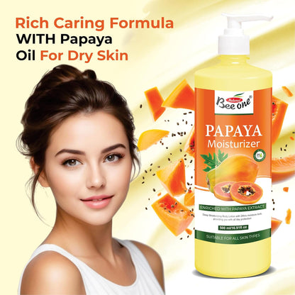PAPAYA MOISTURIZER 500ML (PACK OF 2)