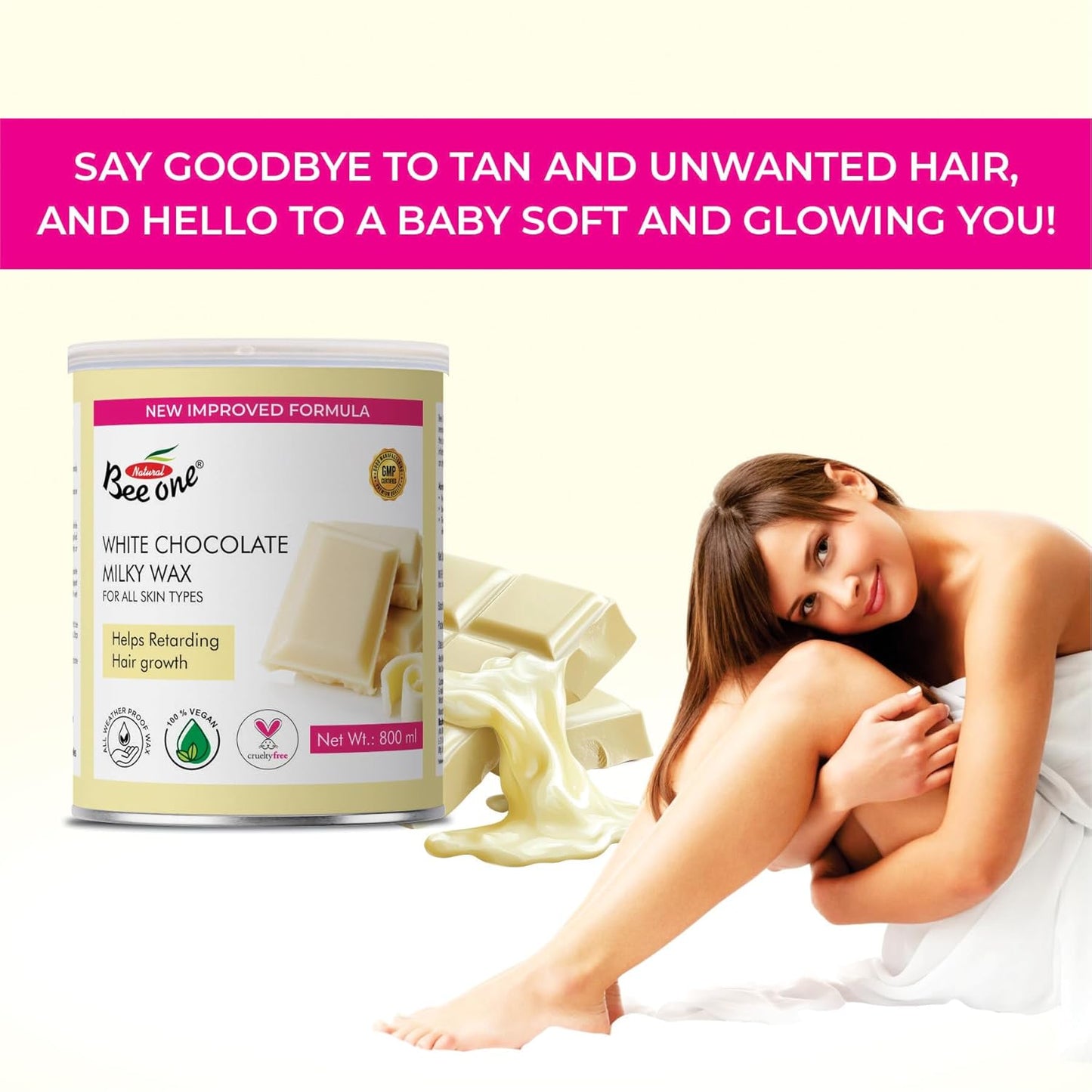 WHITE CHOCOLATE MILKY WAX 800G