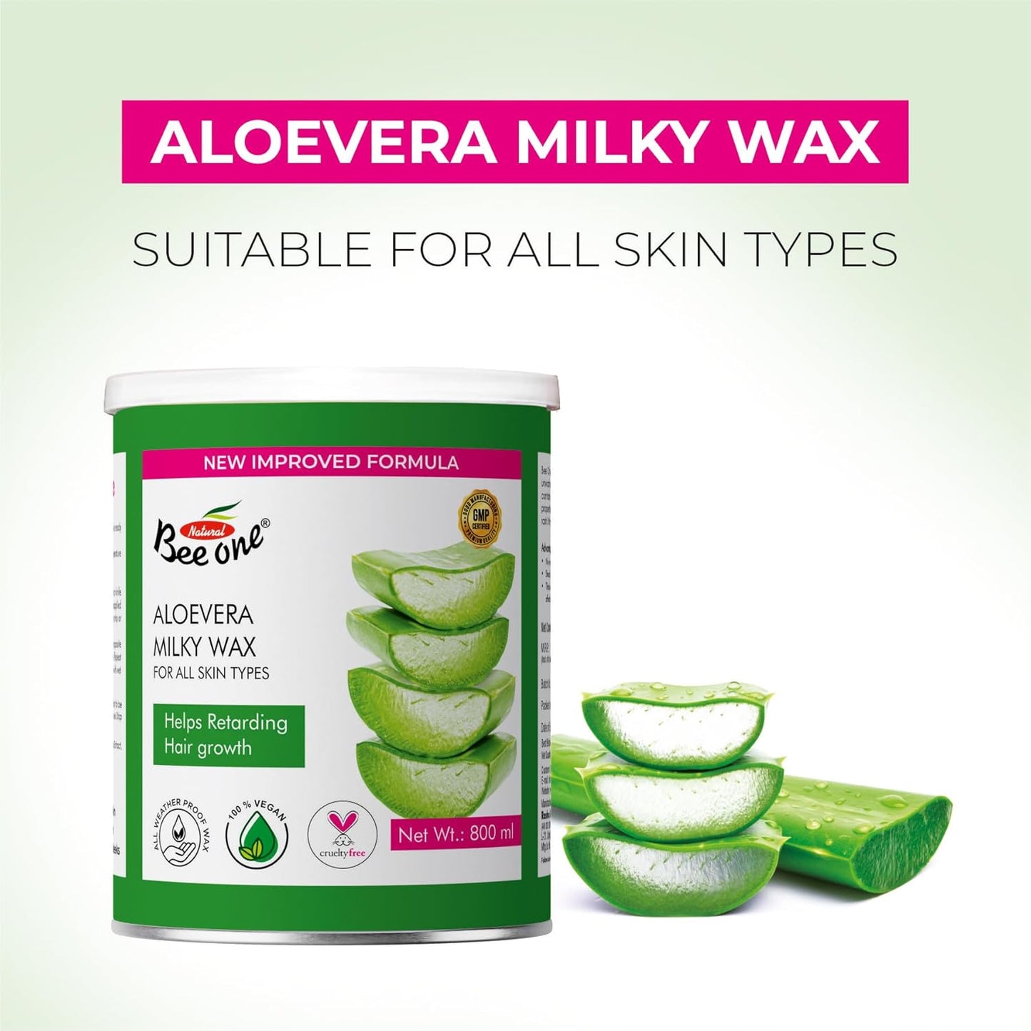 ALOEVERA MILKY WAX 800G