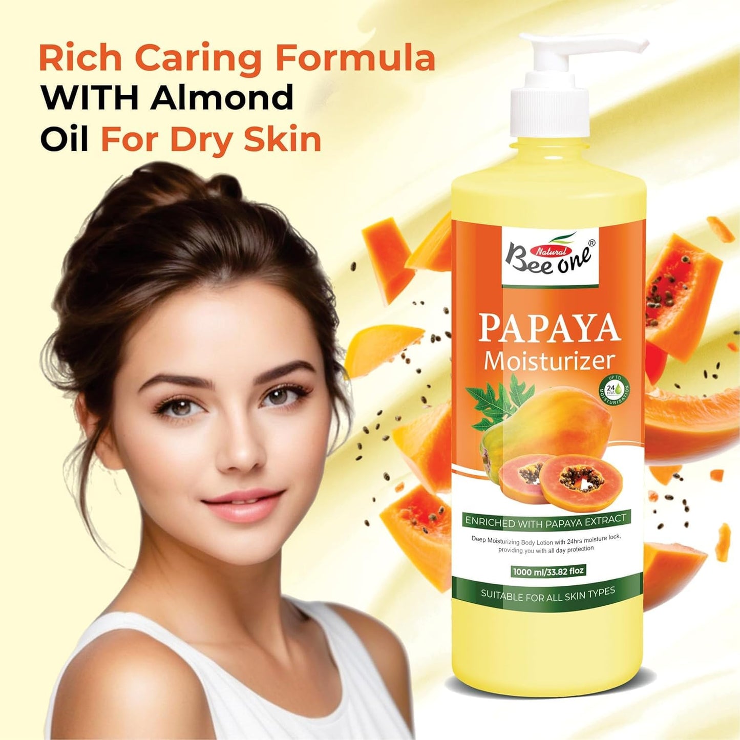 Papaya Moisturiser 1000ml
