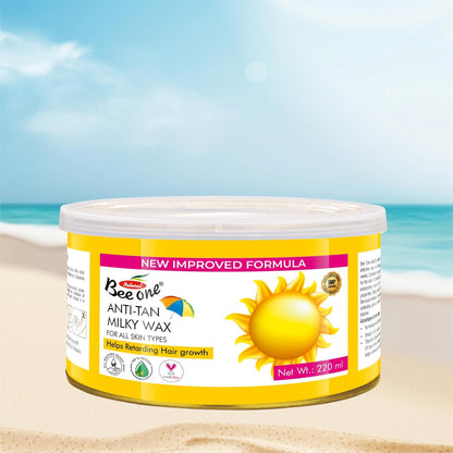 DE TAN MILKY WAX 220G