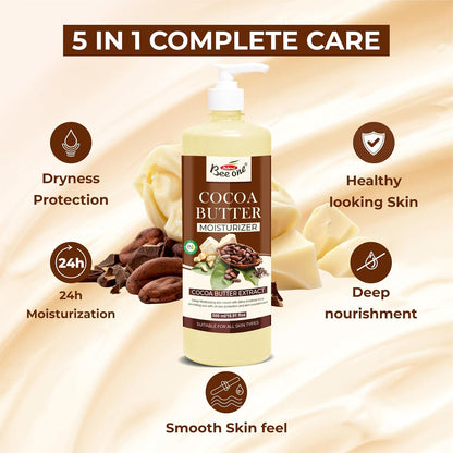COCOA BUTTER MOISTURIZER 500 ml
