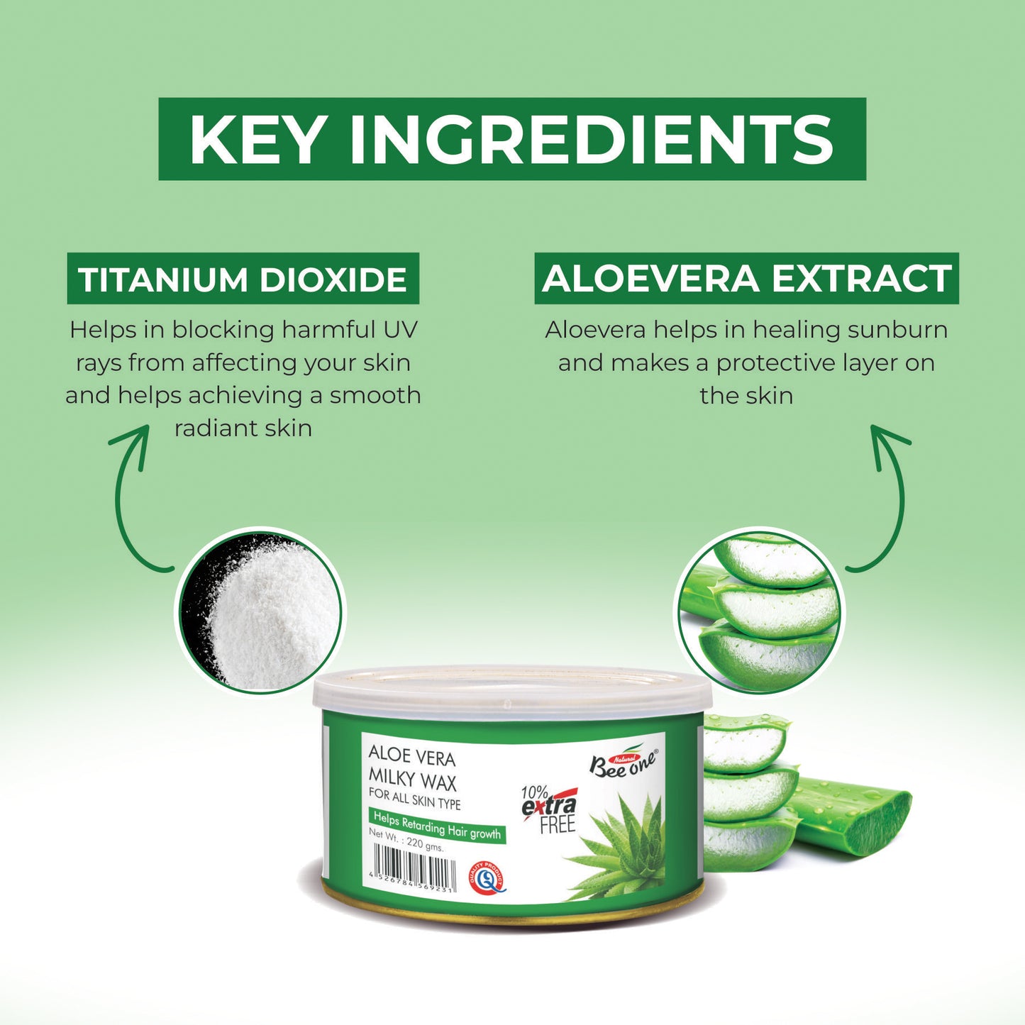 ALOEVERA MILKY WAX 220g