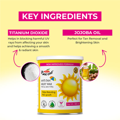 DE TAN MILKY WAX 800G