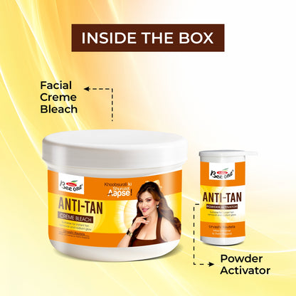 DE TAN BLEACH CREAM 250gm