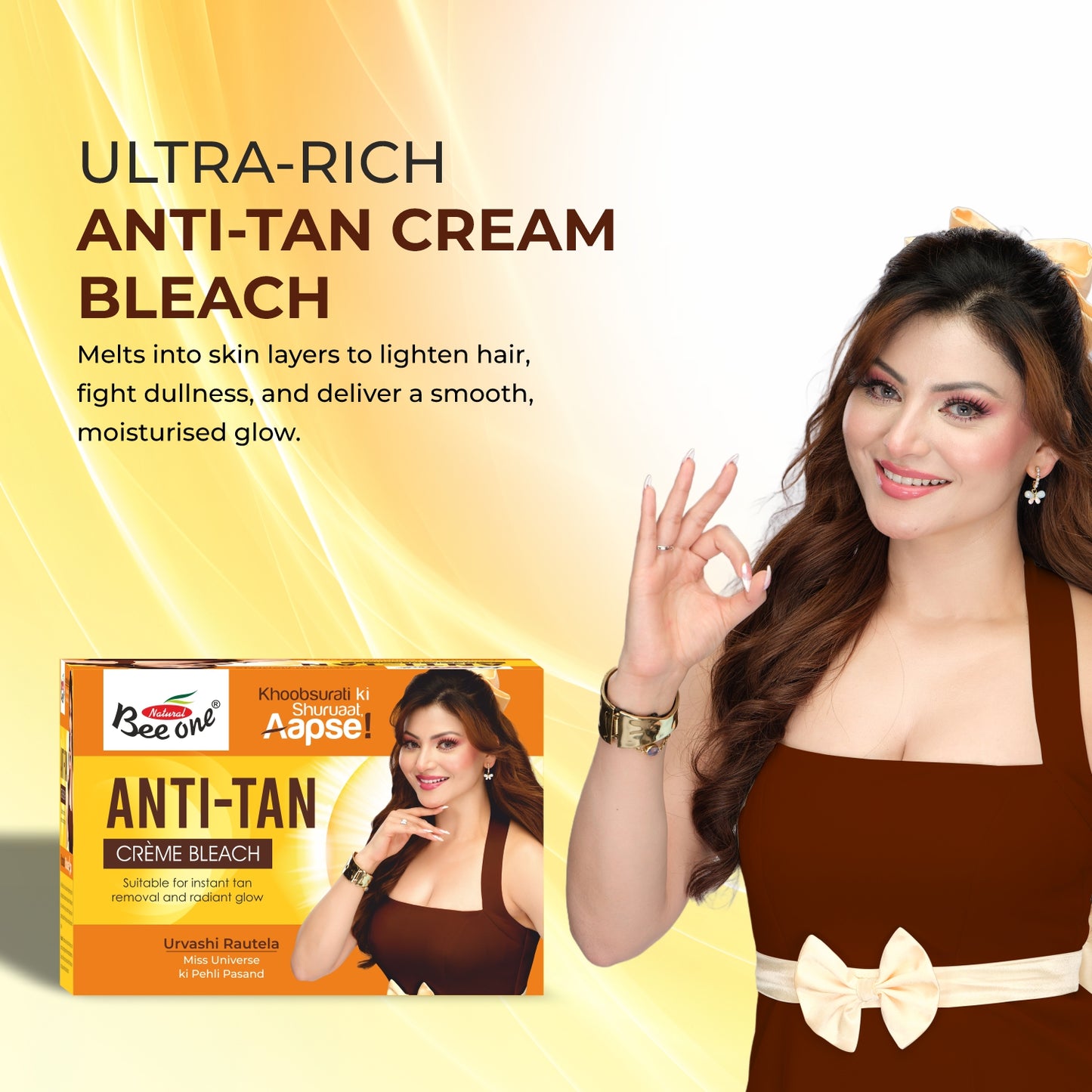 DE TAN BLEACH CREAM 250gm