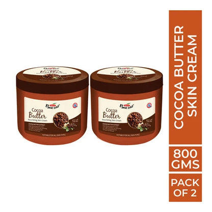 COCOA BUTTER MASSAGE CREAM 800ML (PACK OF 2)
