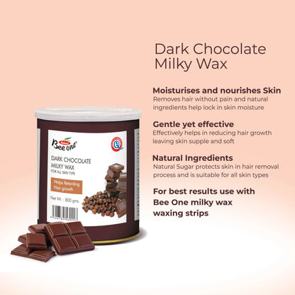 DARK CHOCOLATE MILKY WAX (Pack of 2)