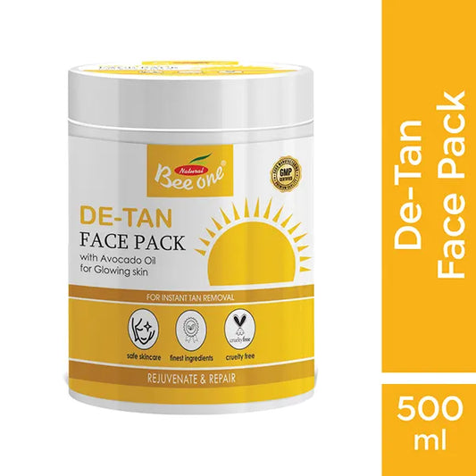 DE-TAN FACE PACK 500ML