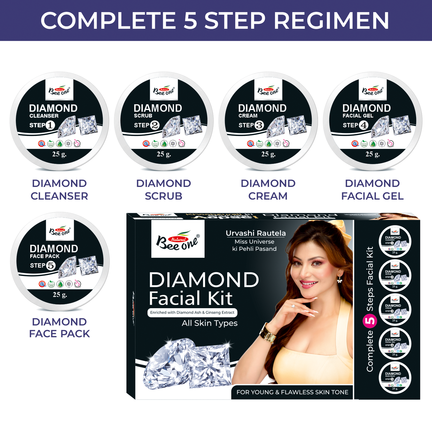 DIAMOND FACIAL KIT 125g