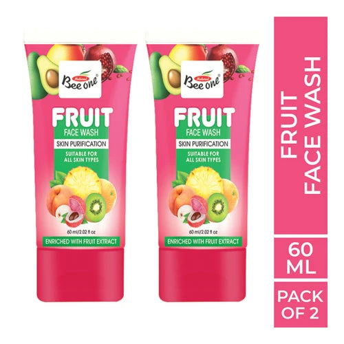 MIX FRUIT FACE WASH(PACK OF 2)