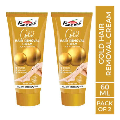 GOLD HAIR REMOVING CREAM (PACK OF 2)