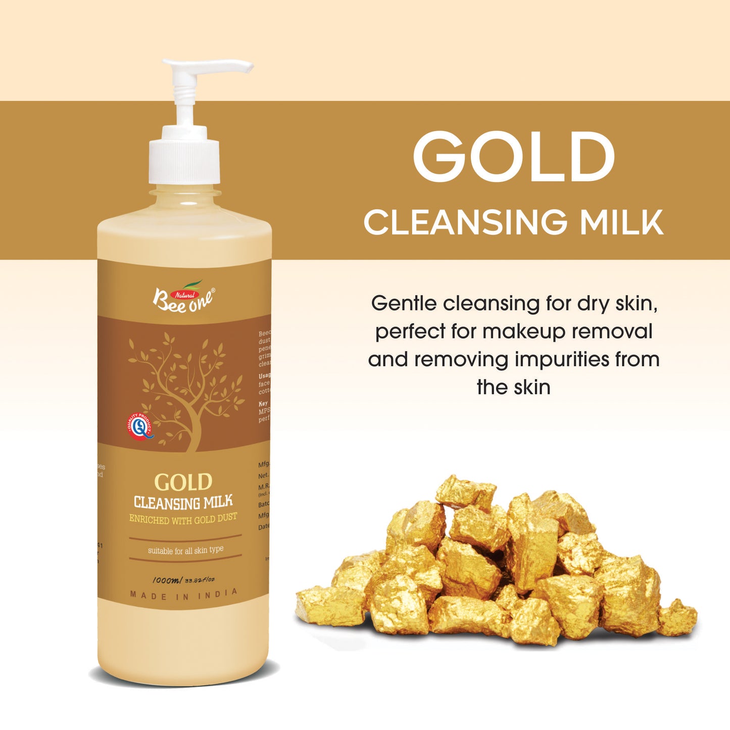 GOLD CLEANSING MILK 1000ml