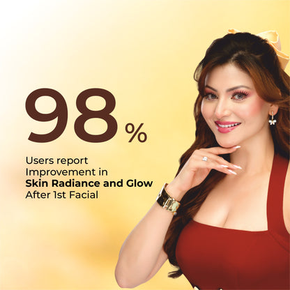 Bee One 24K Gold Facial Kit (312g) | 7 in 1 Steps Premium Salon Style Facial At Home | Hydrating & Nourishing | Bright & Instant Glow | Exfoliates, Anti-Aging Formula | Suitable for All Skin Types