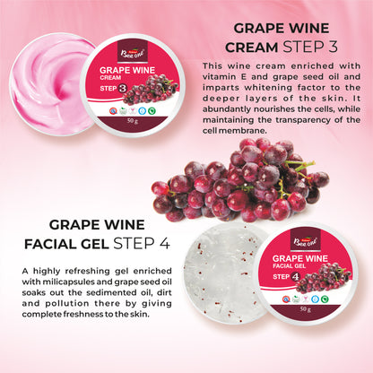 GRAPE WINE FACIAL KIT 312g