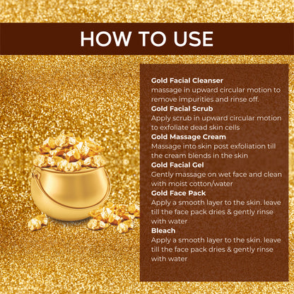 24K Gold Facial Kit 312g