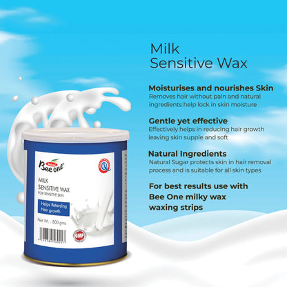 MILK SENSETIVE MILKY WAX & BROWN WAXING STRIPS