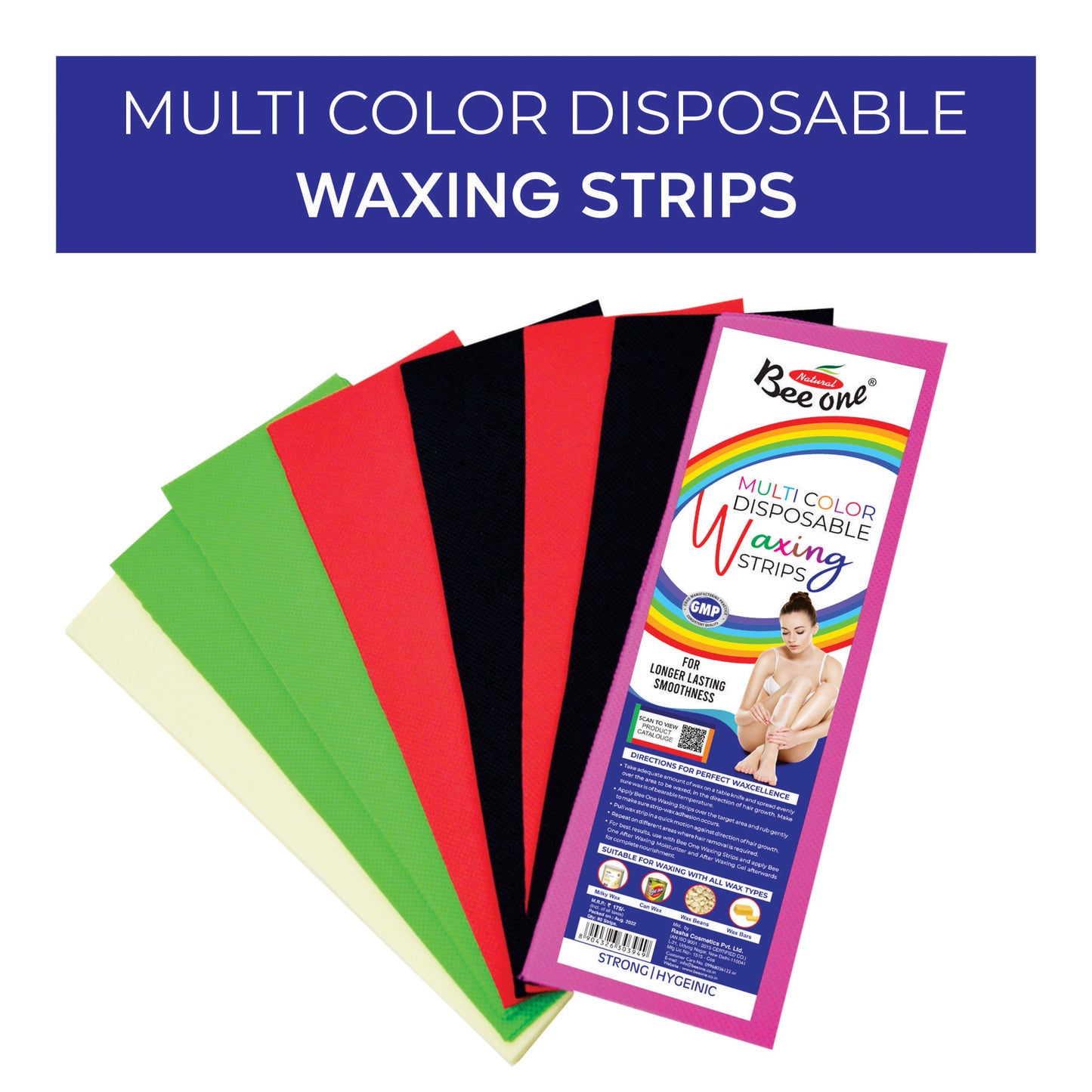 MULTICOLOURED WAXING STRIPS