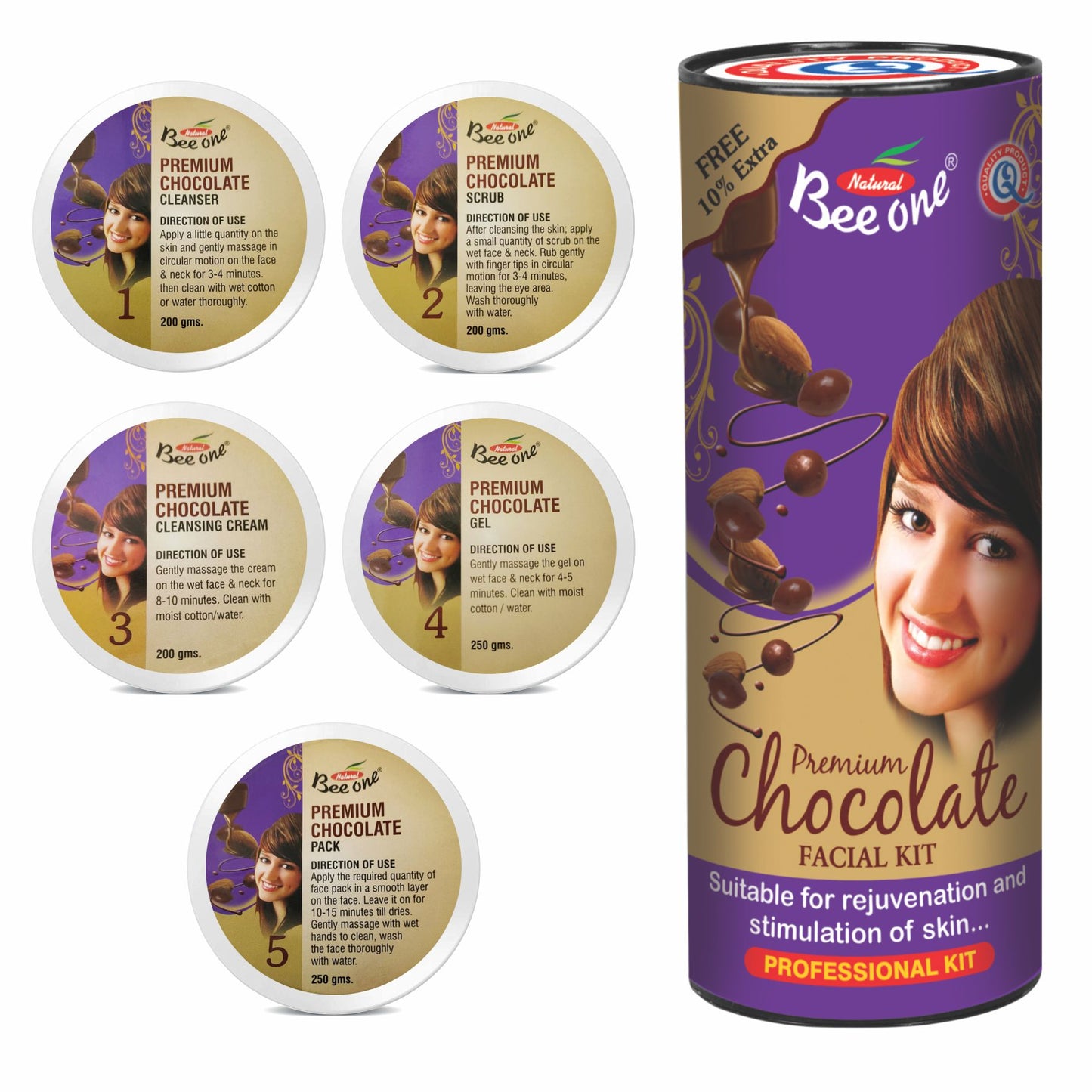 CHOCOLATE FACIAL KIT 1100g