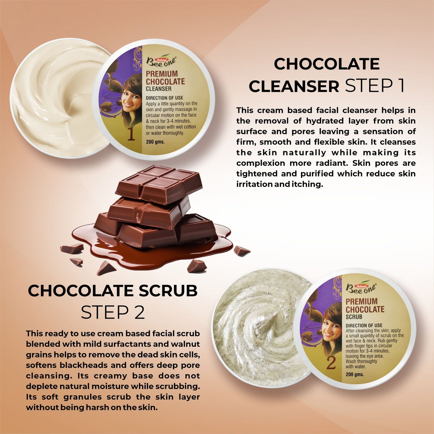 CHOCOLATE FACIAL KIT 1100g