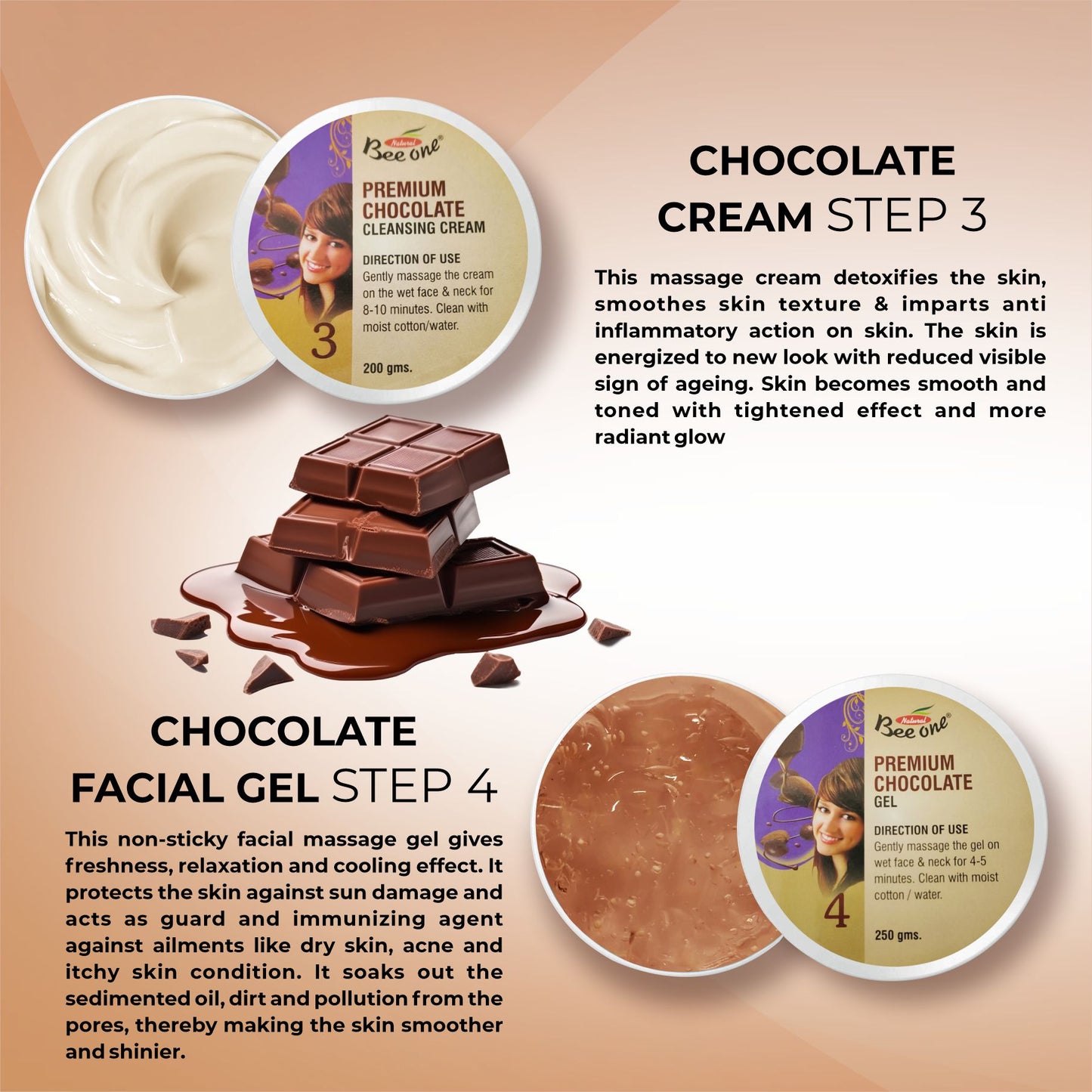 CHOCOLATE FACIAL KIT 1100g