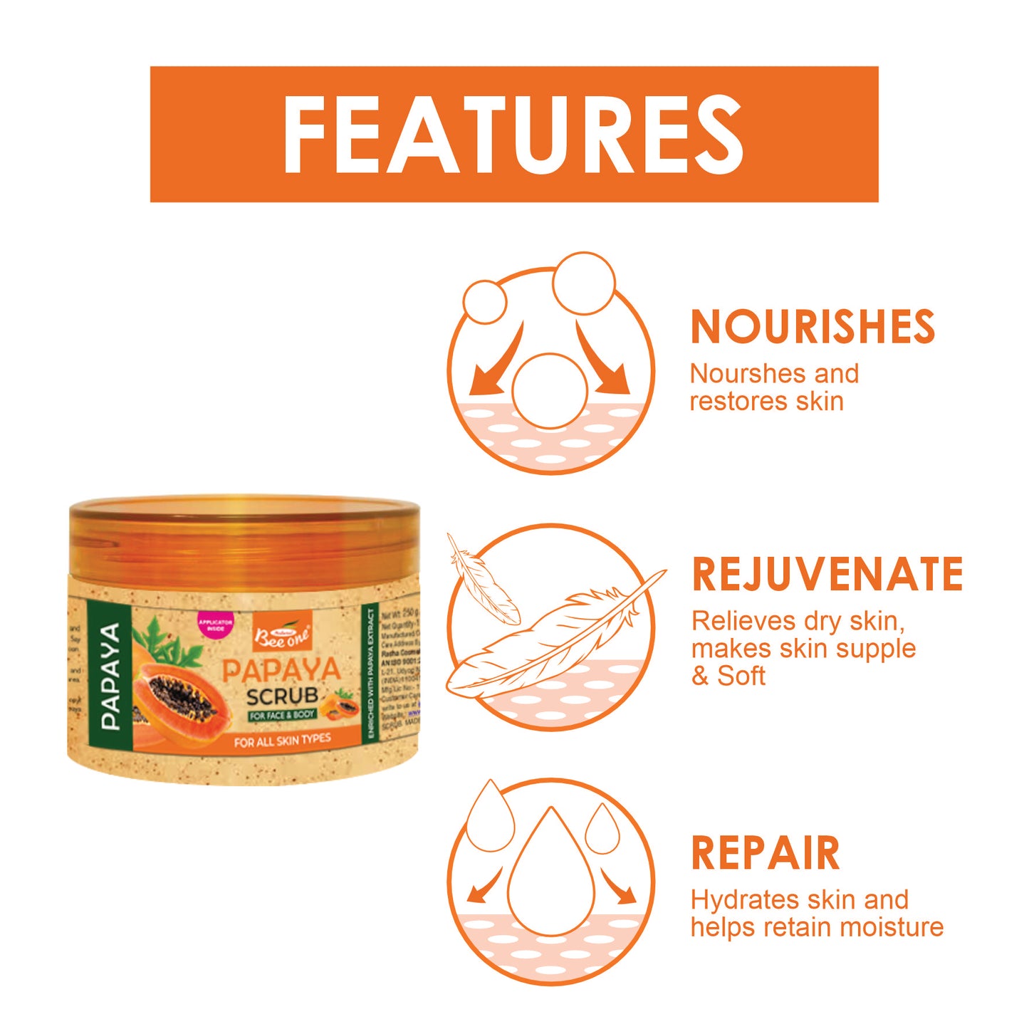 PAPAYA SCRUB 250ML