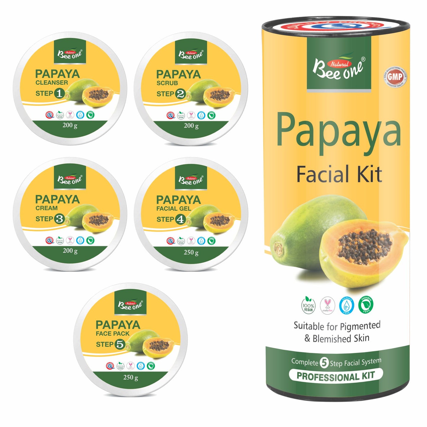 PAPAYA FACIAL KIT 1100g