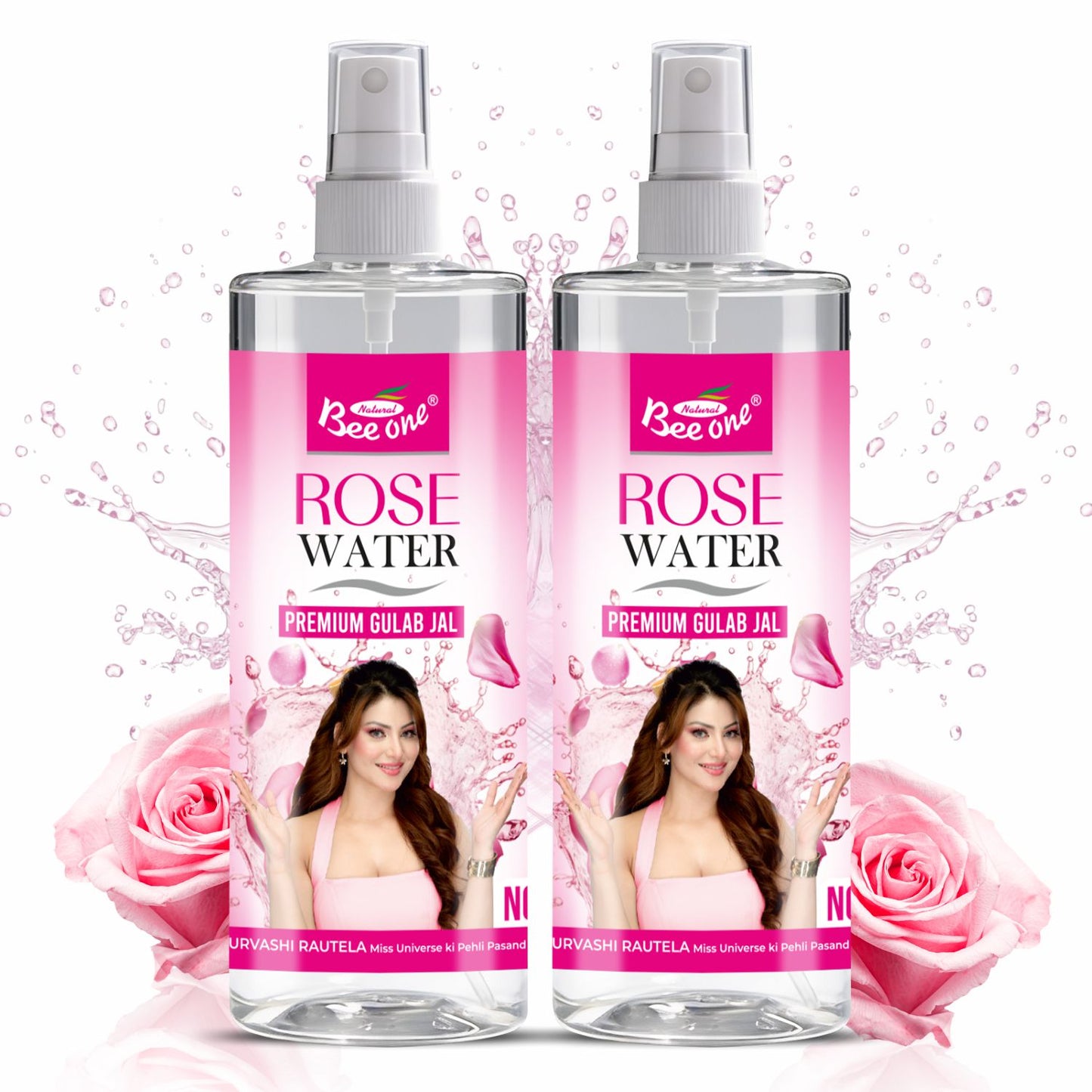 ROSE WATER 1000ML (PACK OF 2)