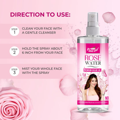 ROSE WATER 500ML (PACK OF 2)