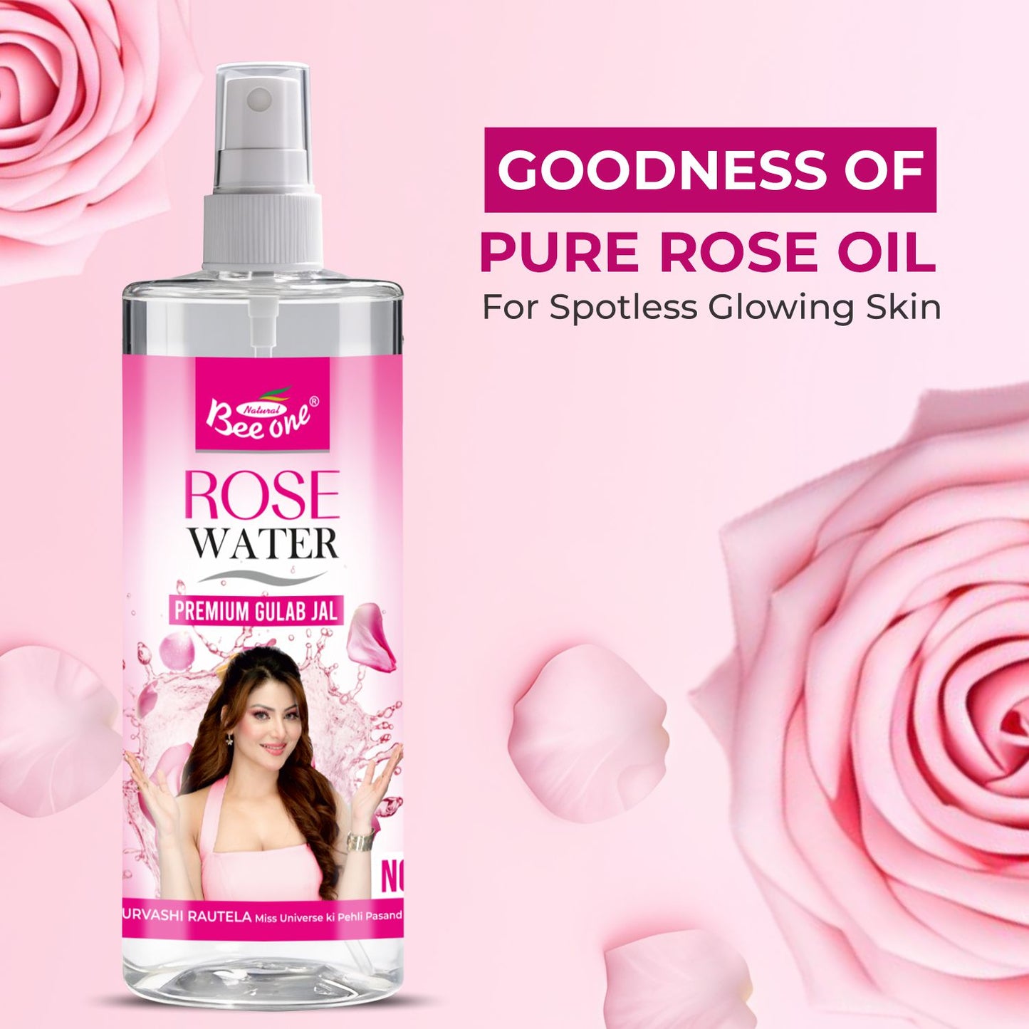 ROSE WATER 1000ML (PACK OF 2)
