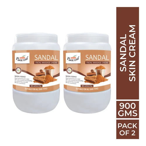 SANDAL FACIAL MASSAGE CREAM 900ML(PACK OF 2)