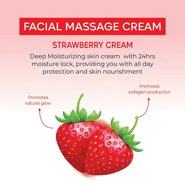 STRAWBERRY MASSAGE CREAM 900ML