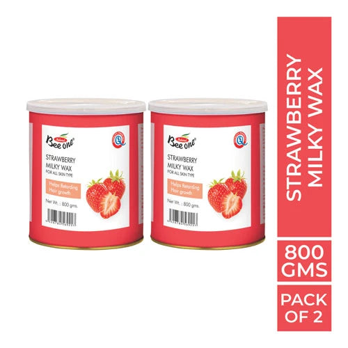 STRAWBERRY MILKY WAX (Pack of 2)