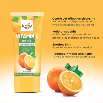VITAMIN C FACE WASH(PACK OF 2)