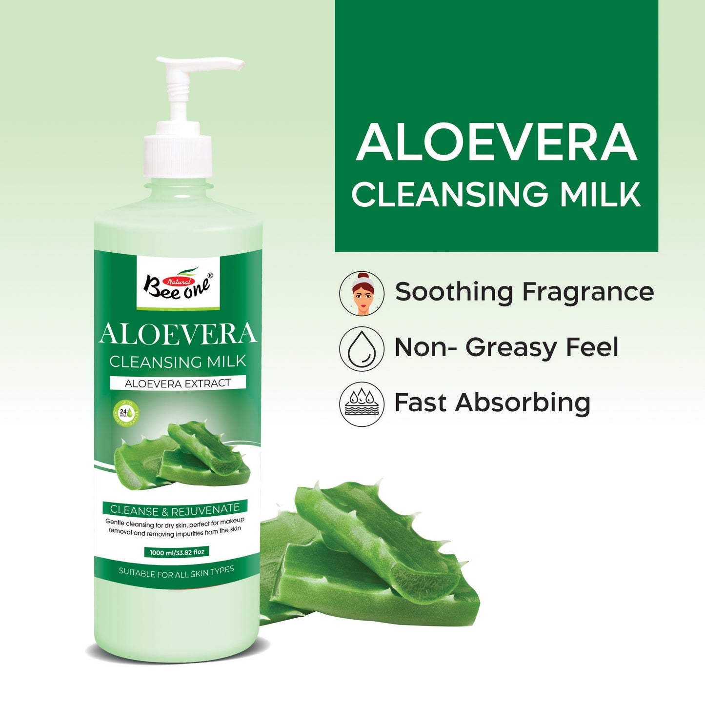 ALOEVERA CLEANSING MILK 1000ml