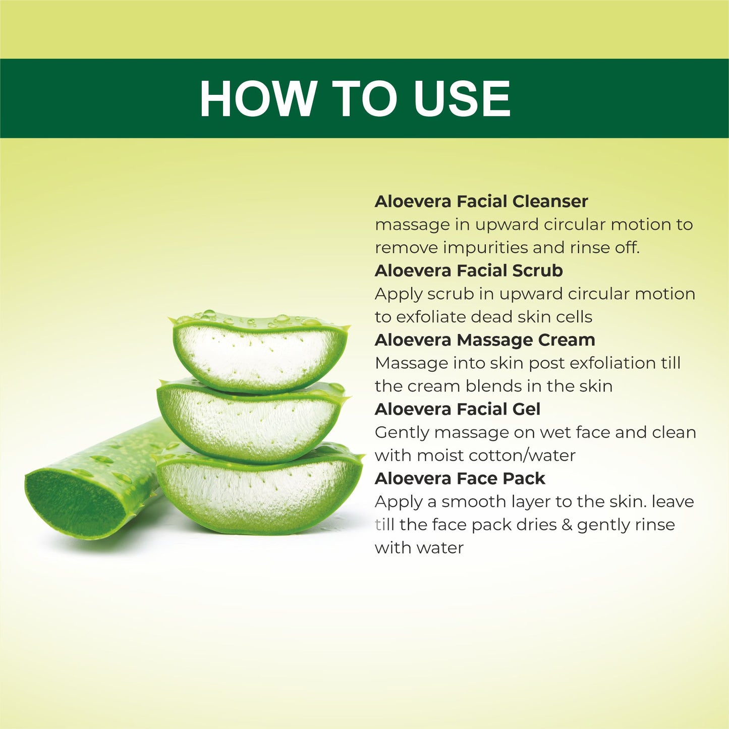 ALOEVERA FACIAL KIT 1100g