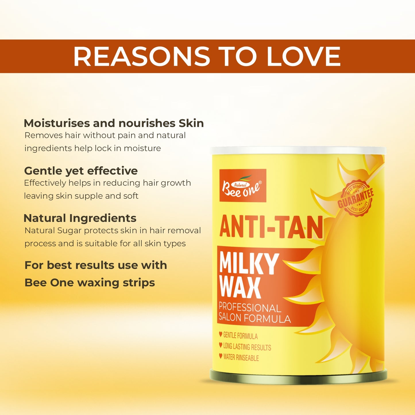 ANTI -TAN MILKY WAX 800G