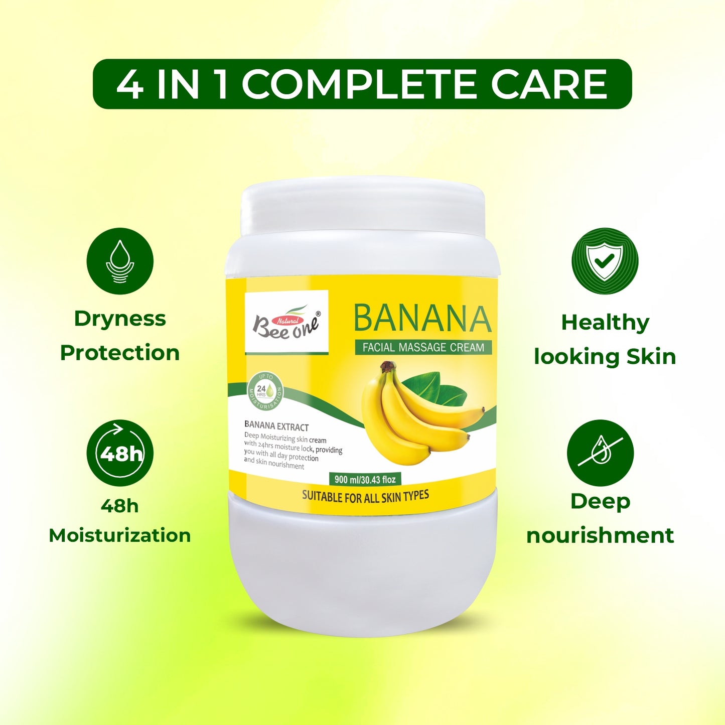 BANANA MASSAGE CREAM 900ML