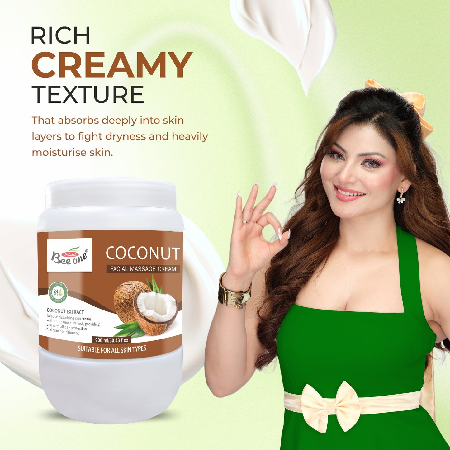 COCONUT MASSAGE CREAM 900 ML