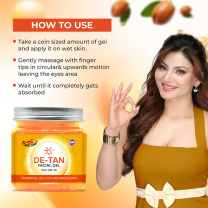 DE-TAN FACIAL GEL 350ML