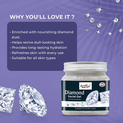 DIAMOND FACIAL GEL 350ML