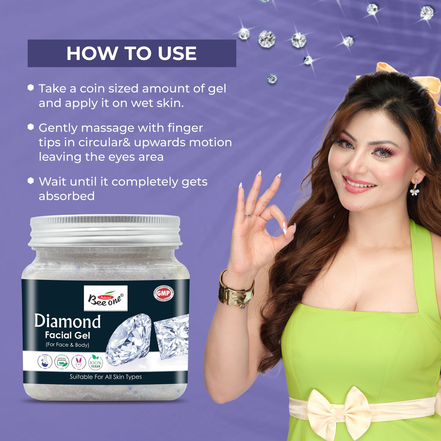 DIAMOND FACIAL GEL 350ML