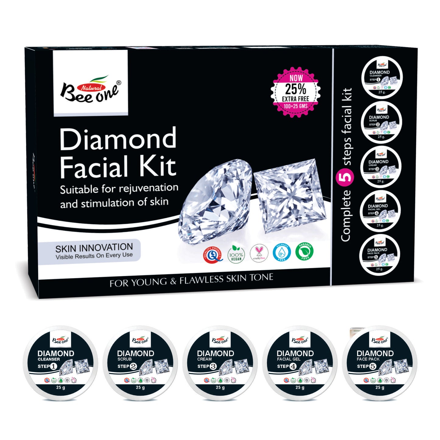 DIAMOND FACIAL KIT 125g