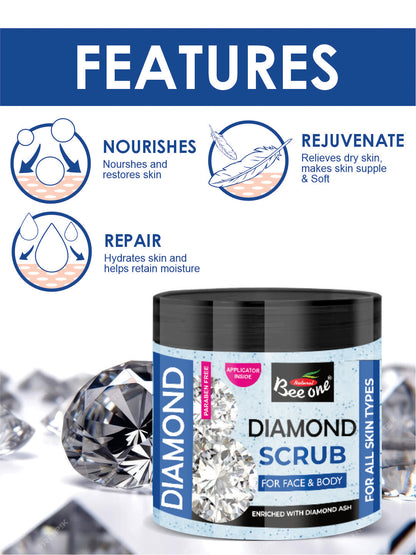 DIAMOND FACE & BODY SCRUB 500ml