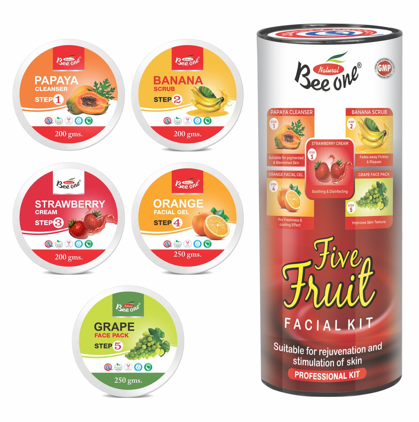 FIVE FRUIT FACIAL KIT 1100g