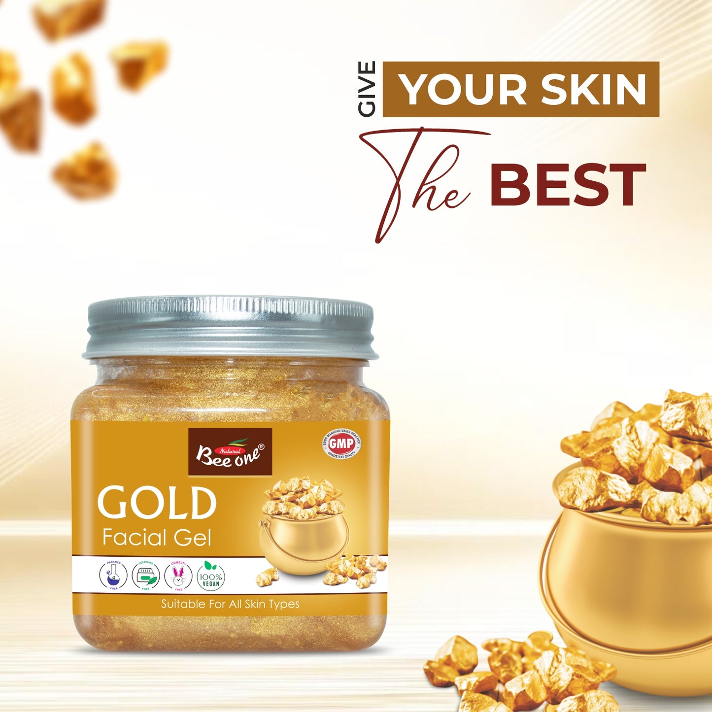 GOLD FACIAL GEL 350ML