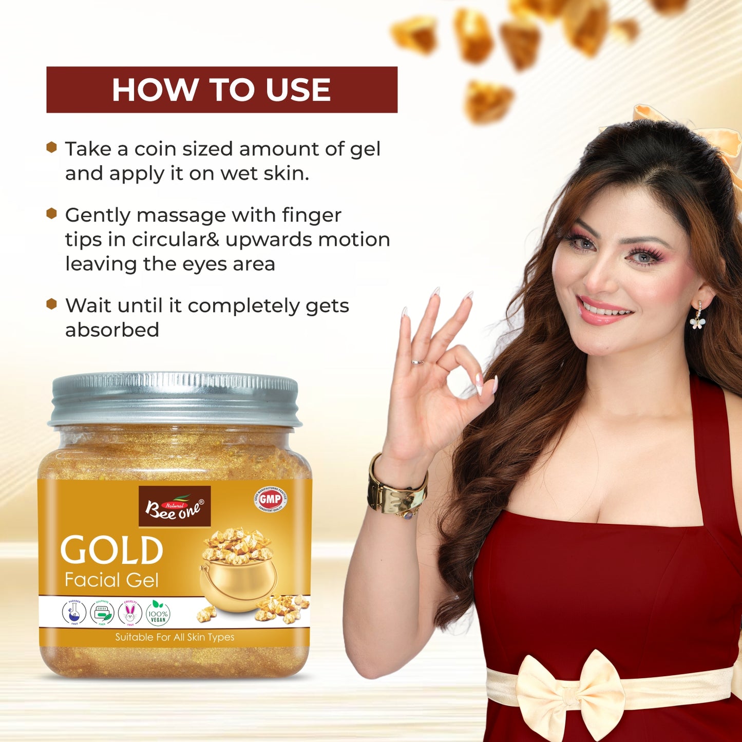 GOLD FACIAL GEL 350ML