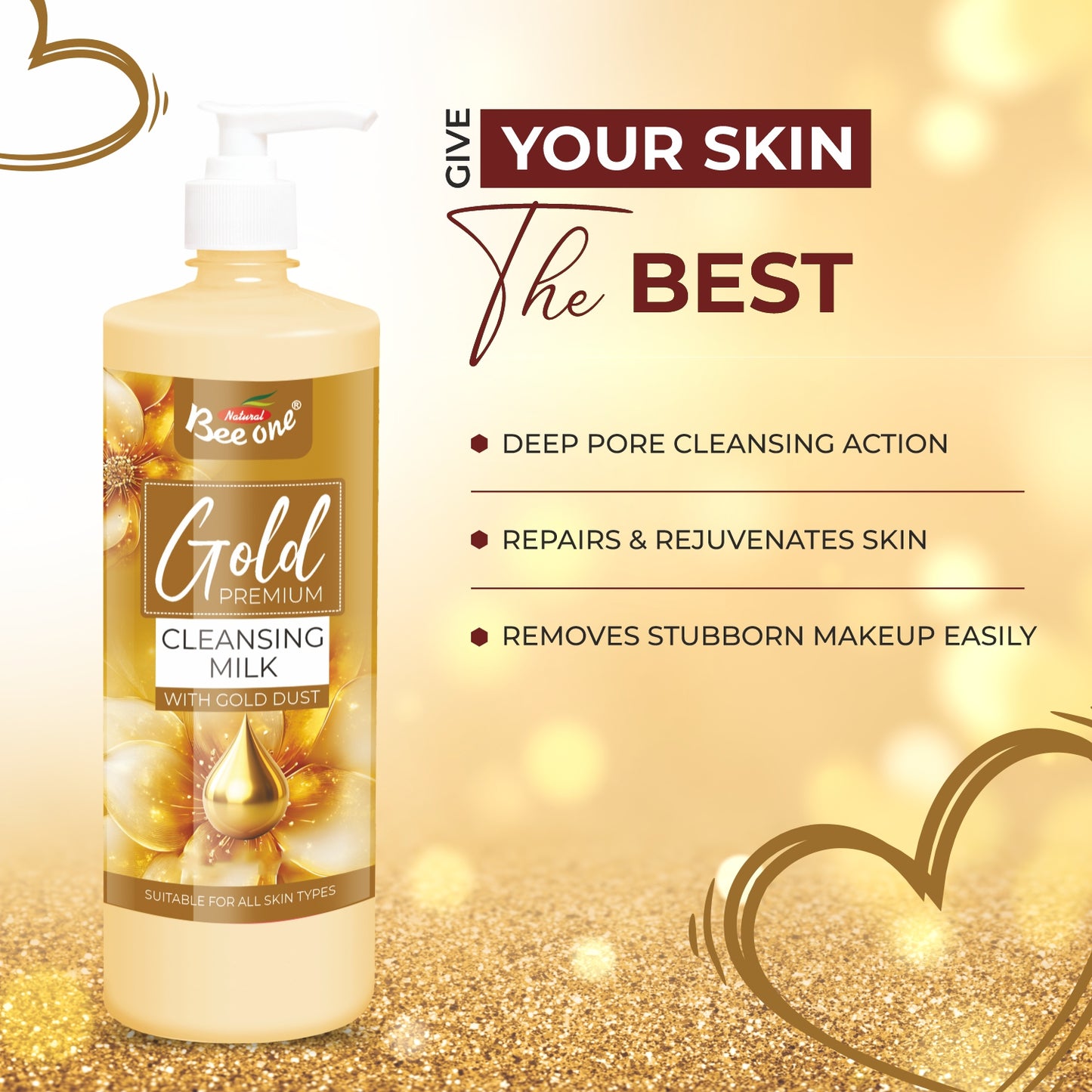 GOLD CLEANSING MILK 1000ml