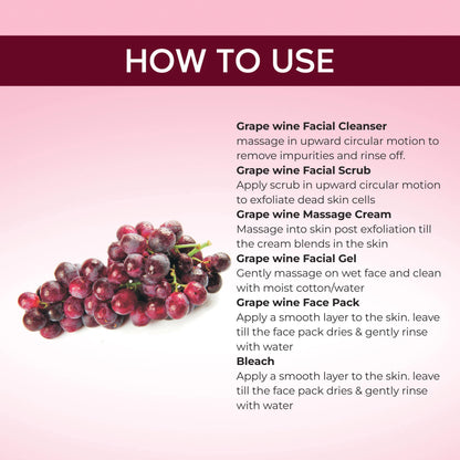 GRAPE WINE FACIAL KIT (PACK OF 2)